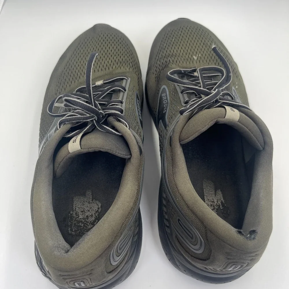 Brooks Beast GTS 23 1104014E041 Sneakers Mens US 12 Green Mesh Running Shoes